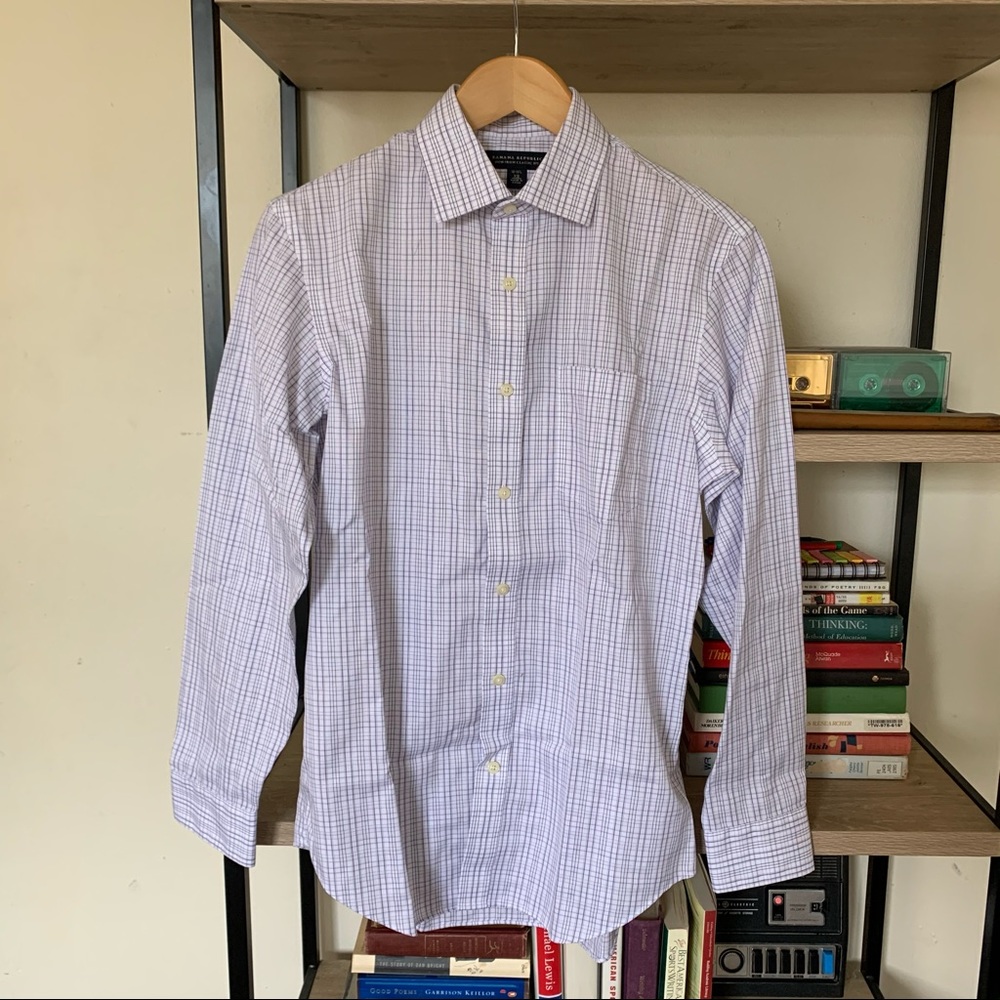 Banana Republic Dress Shirt Black Label XS NEW
